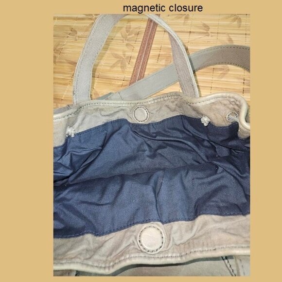 Lucky Brand Messenger Gray Italian Leather, handbag, shoulder, crossbody bag - Picture 8 of 14